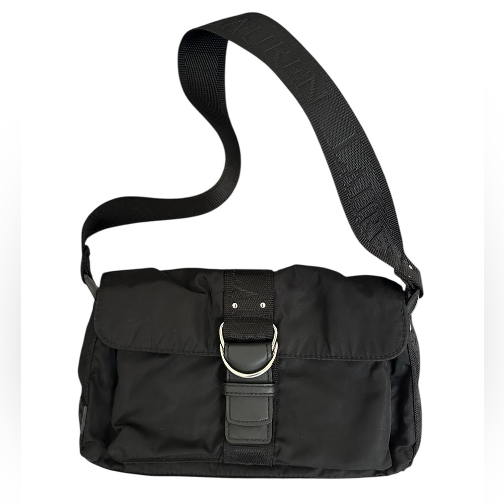 Lauren Ralph Lauren Nylon Baguette Shoulder Bag